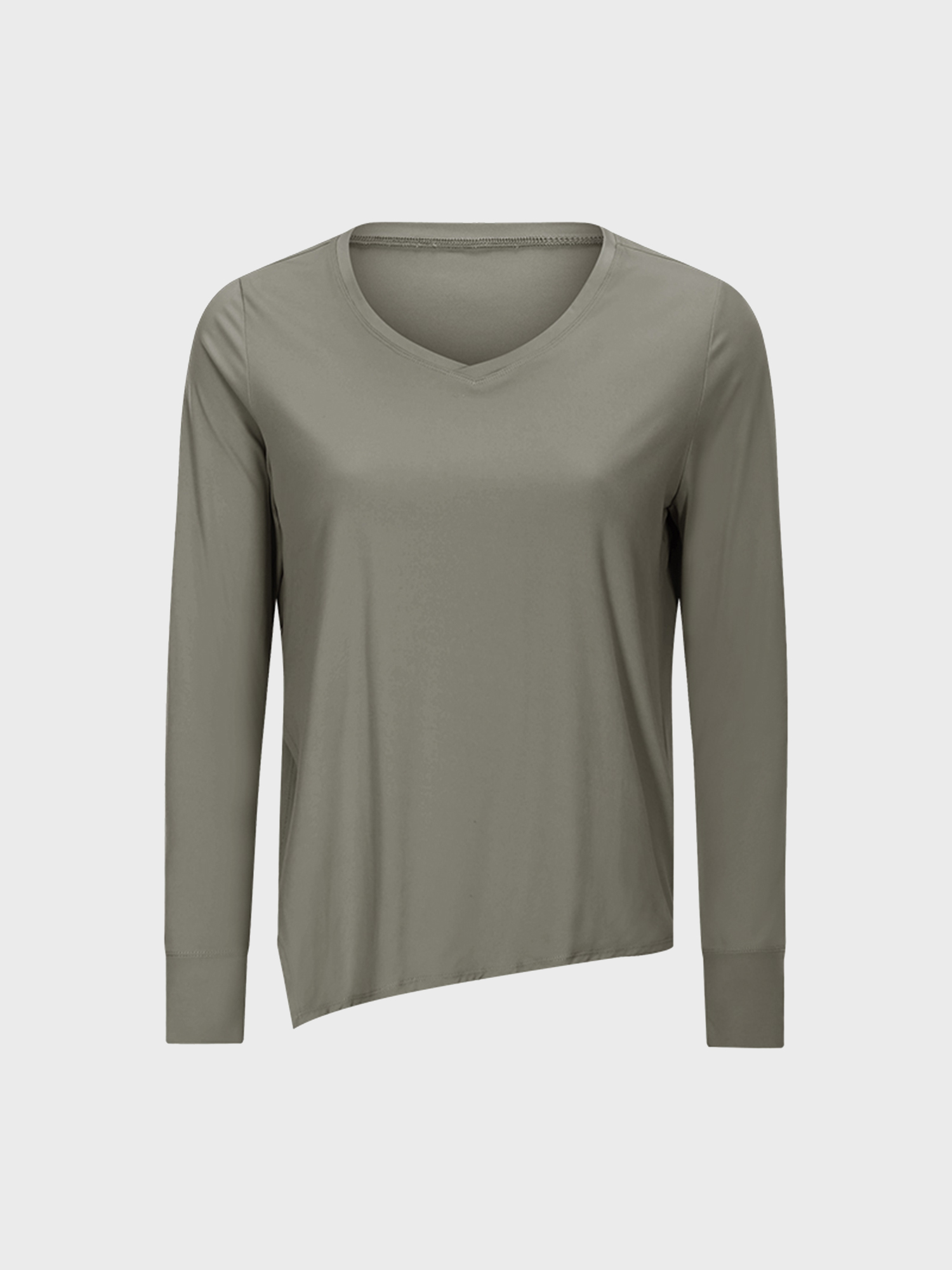 Casual Slit Long Sleeve Sports Yoga Top