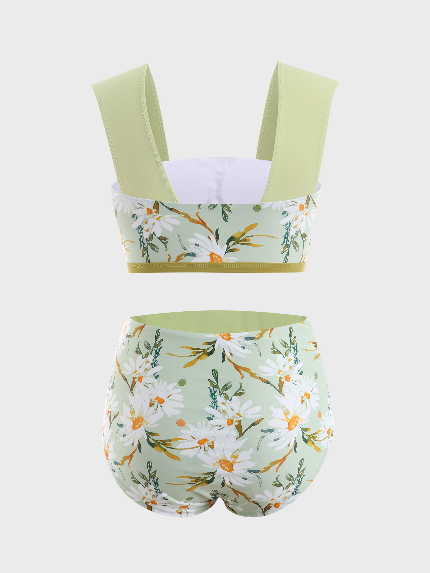 French Green Freshing Reversible Bikini