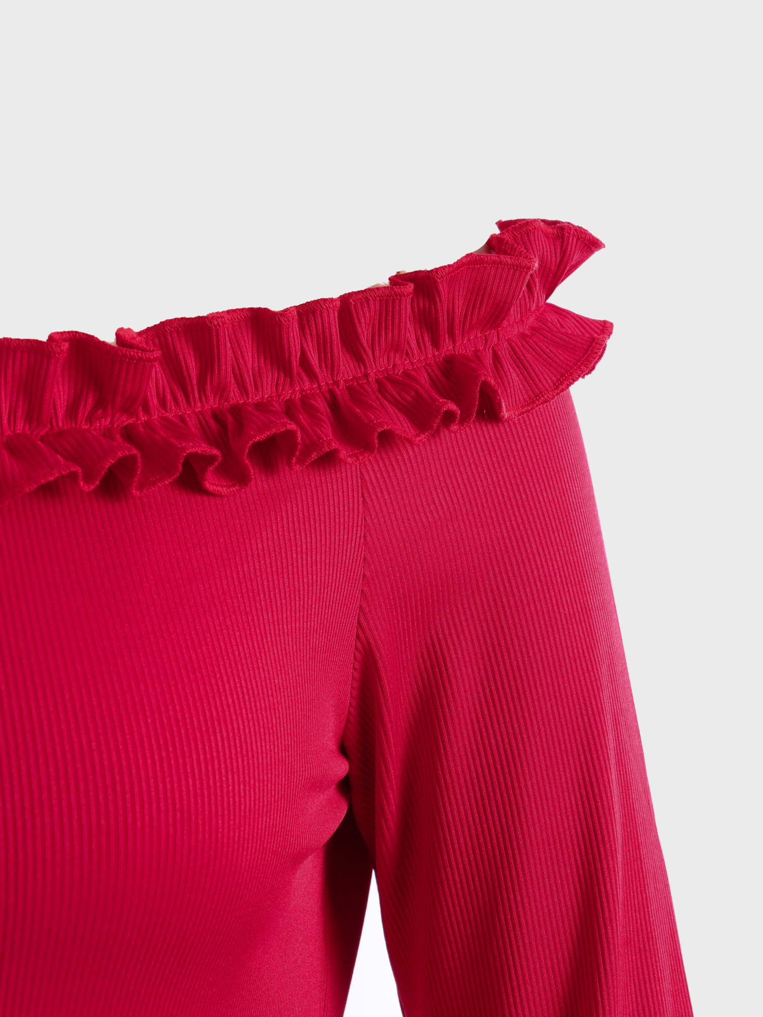 Off-Shoulder Halter Dare Top