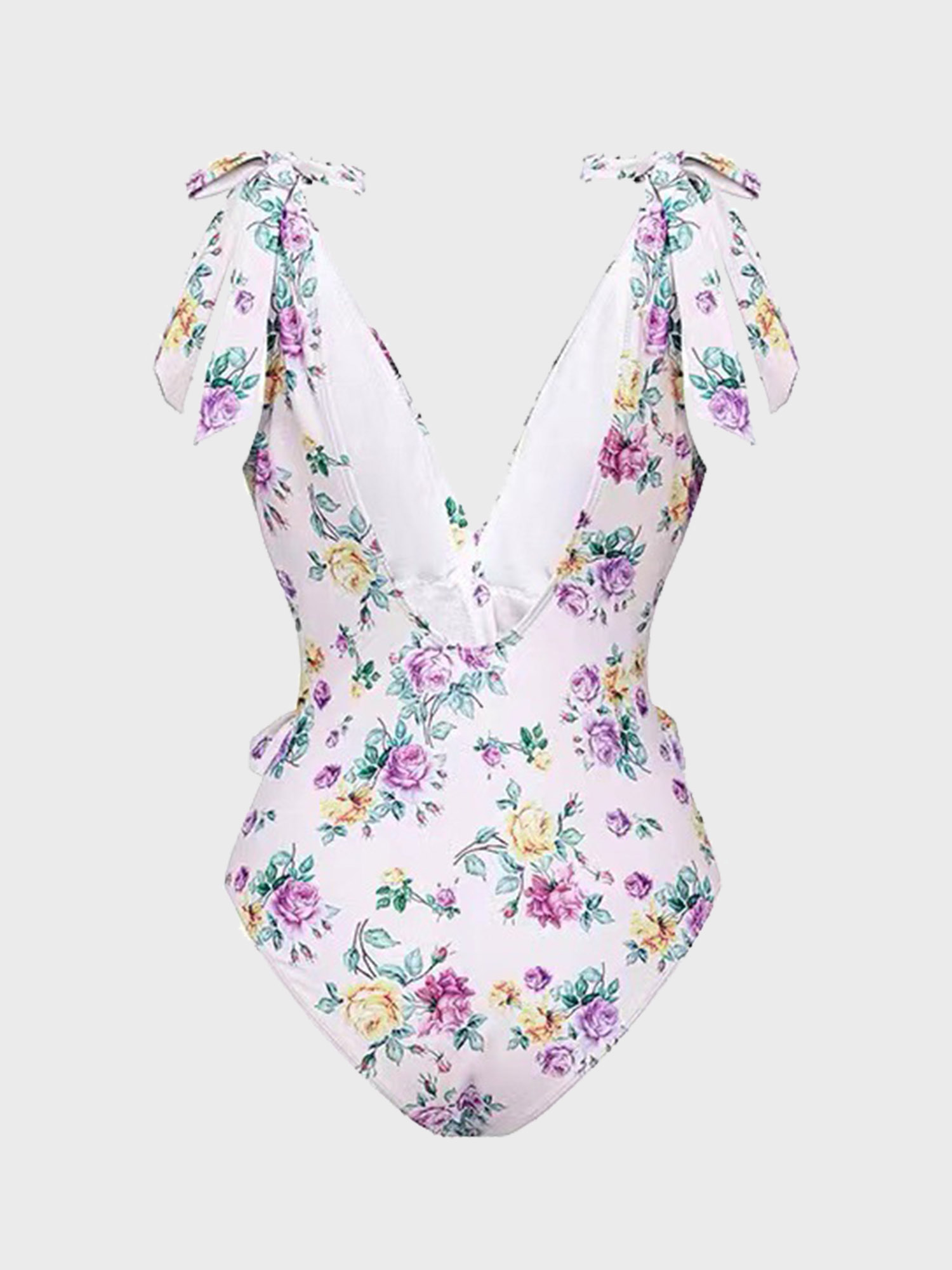 Dainty Vintage-Like One-Piece Swimsuit