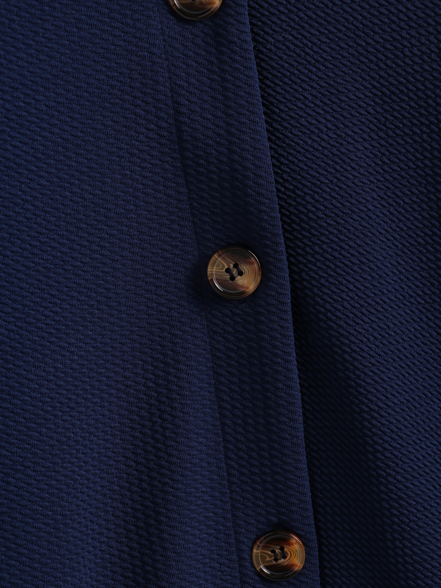 Navy Style Casual Jacket Dress