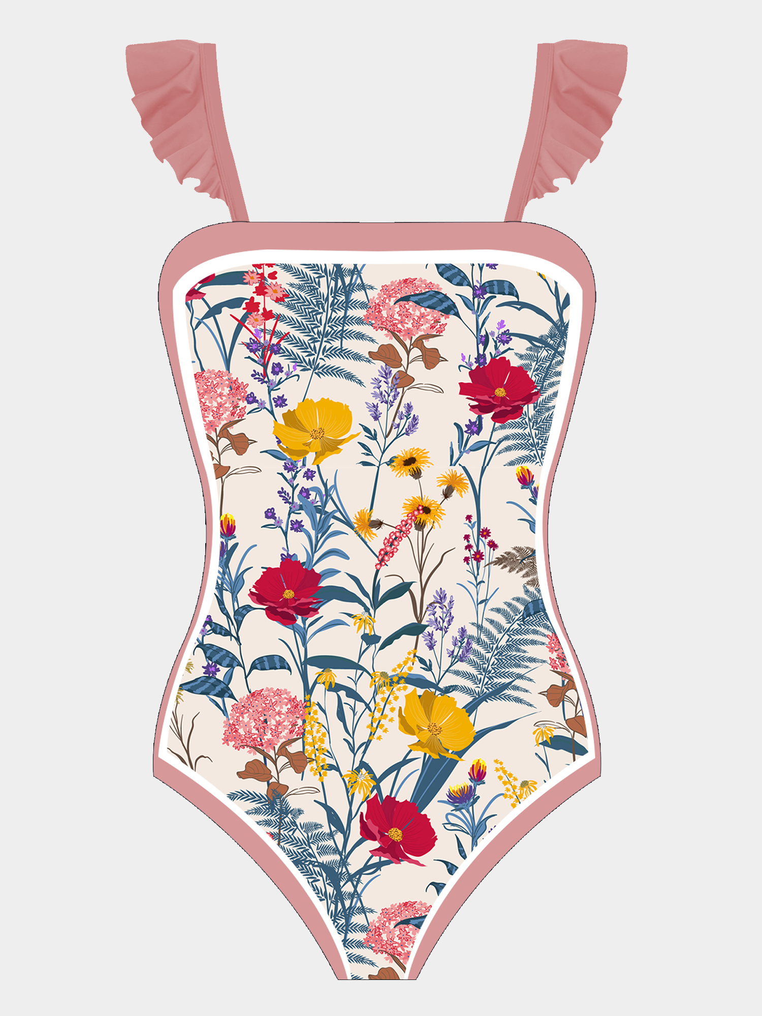 Race to Bloom One-piece Swimsuit
