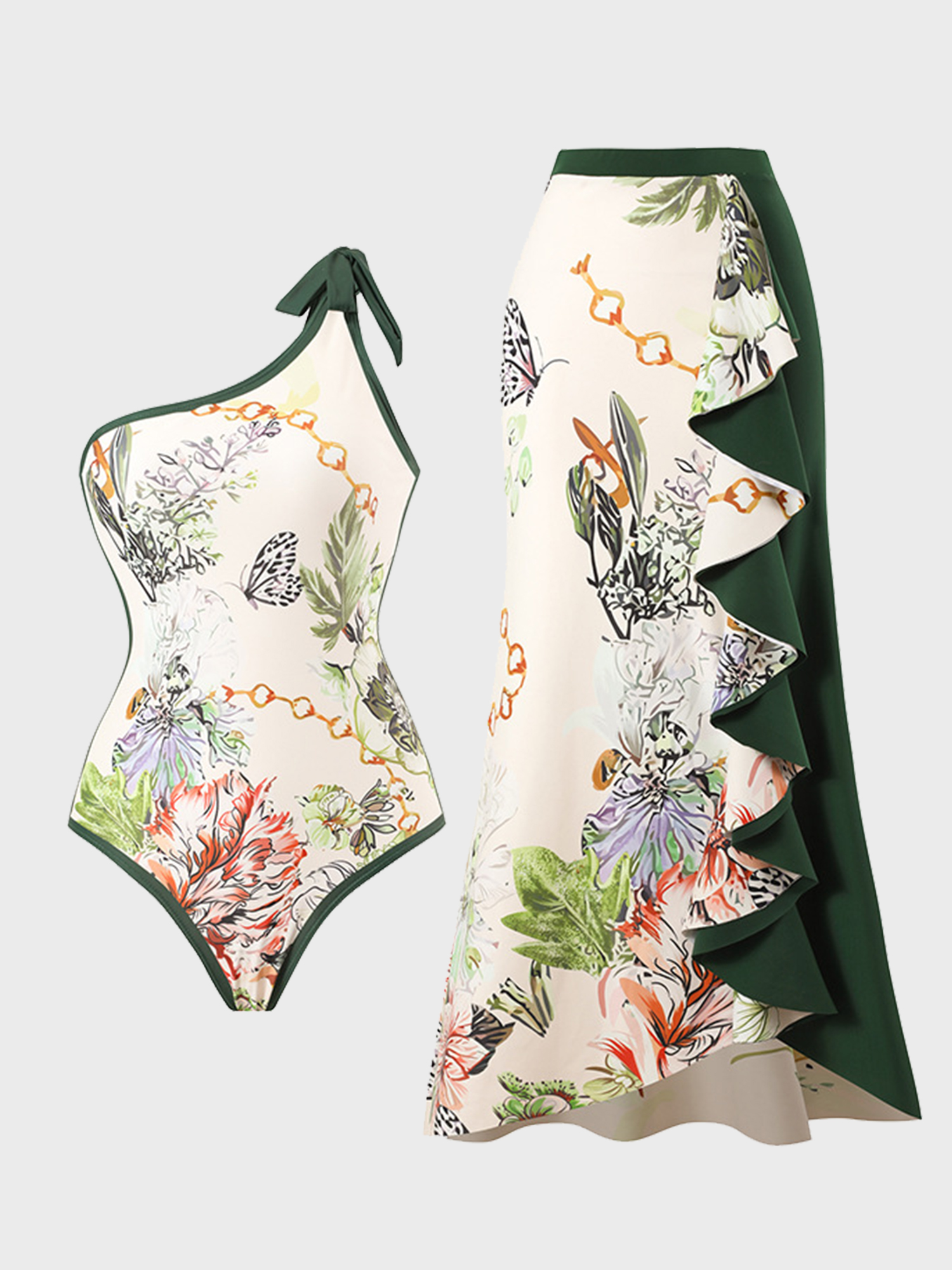 Tasteful Painting Swim Set