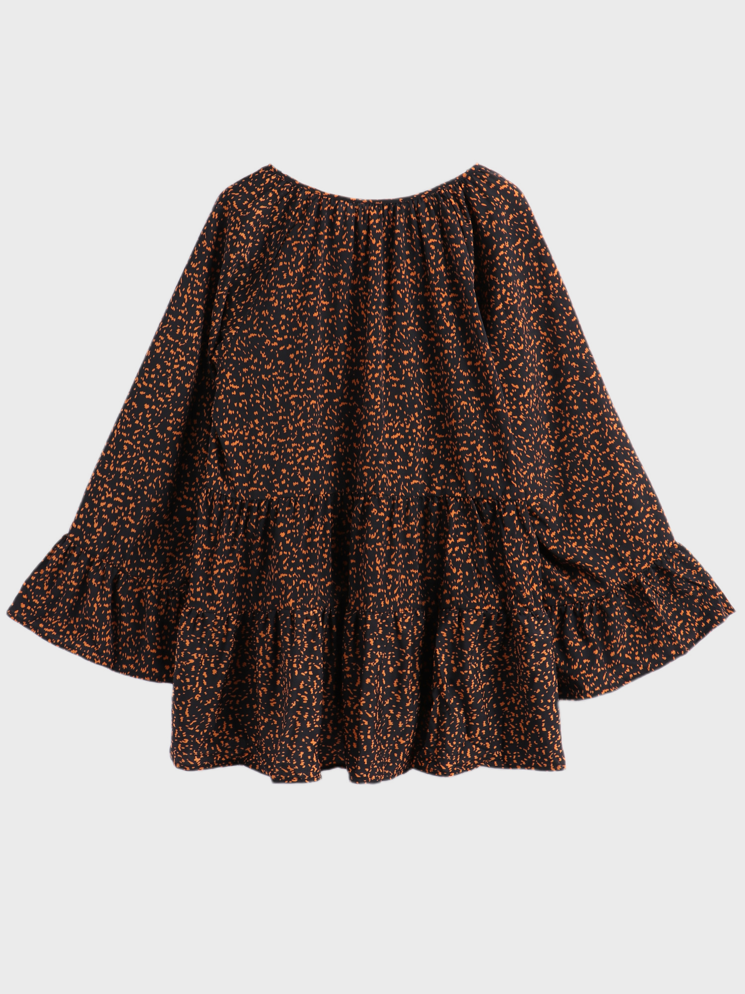 Ditsy Floral Flare Sleeve Blouse