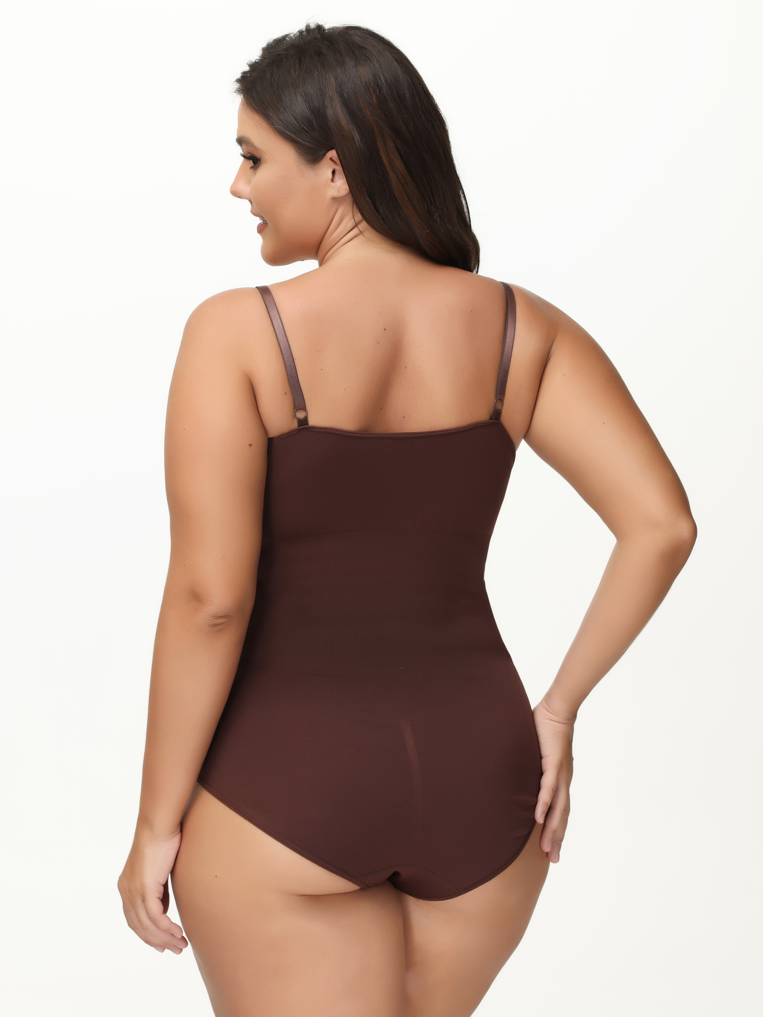 Ribbed Hip Lifting Shapewear Bodysuit
