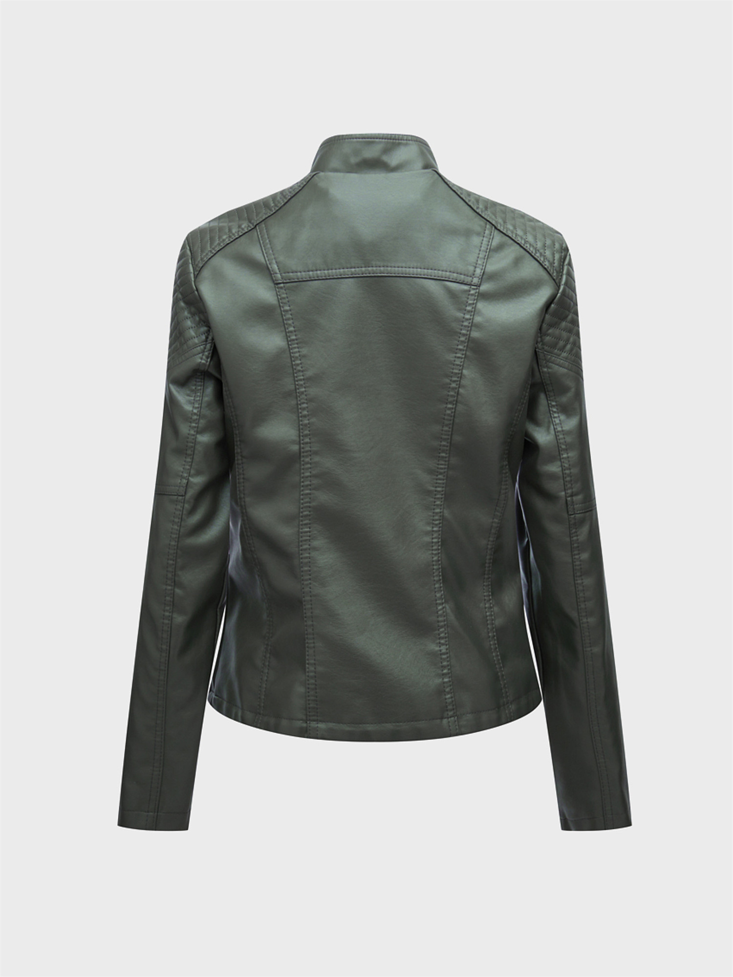 Simplicity High Waist Leather Jacket