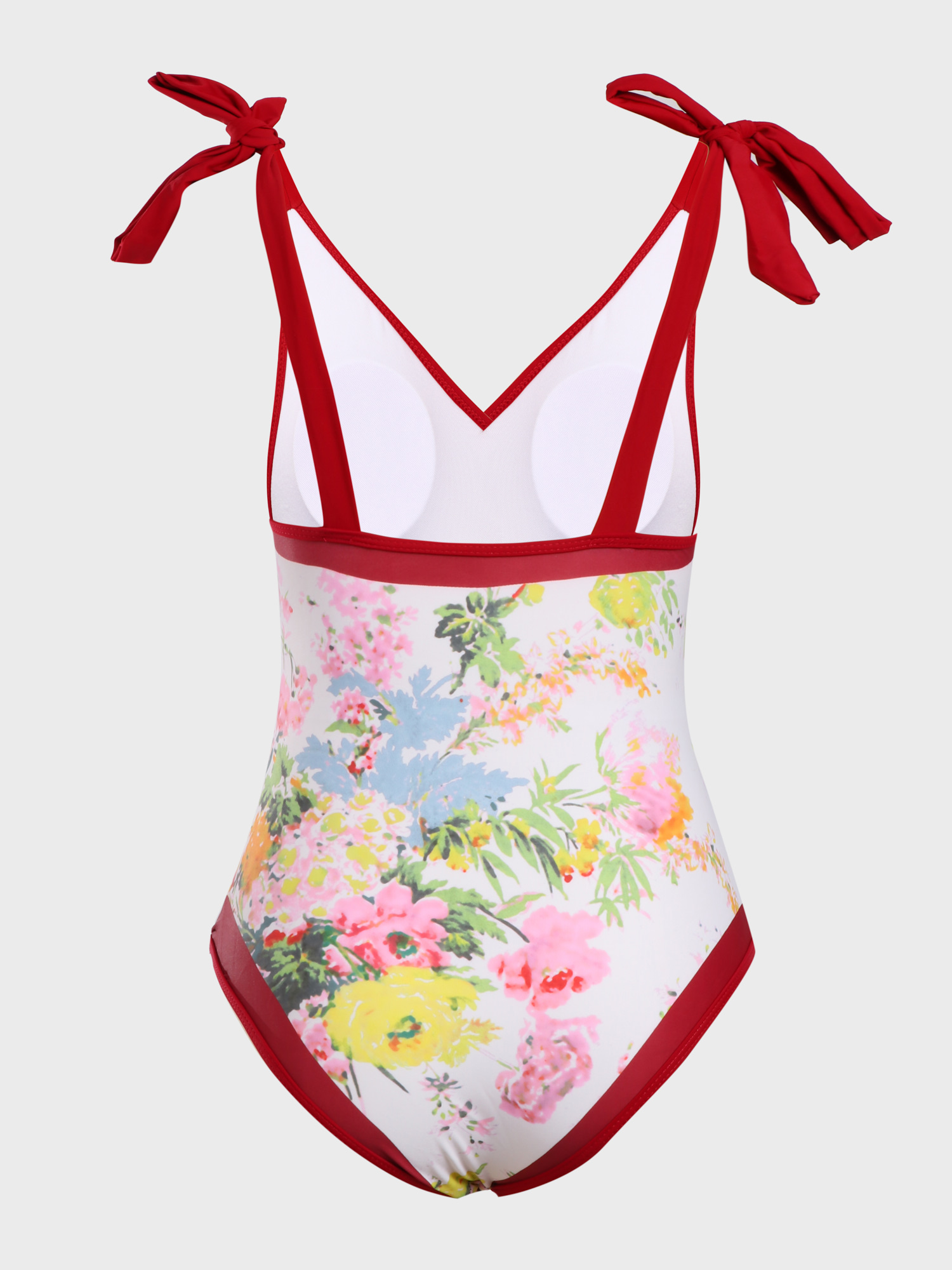 Glamour Burgundy One-piece Swimsuit