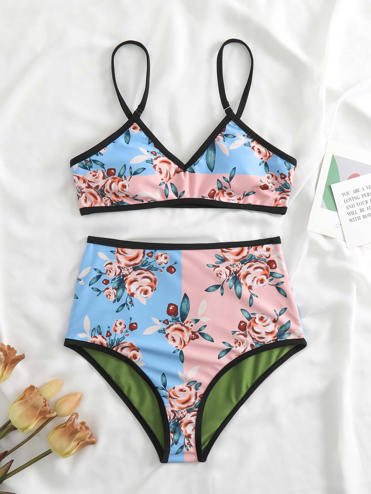 Romantic Story Reversible Bikini Set