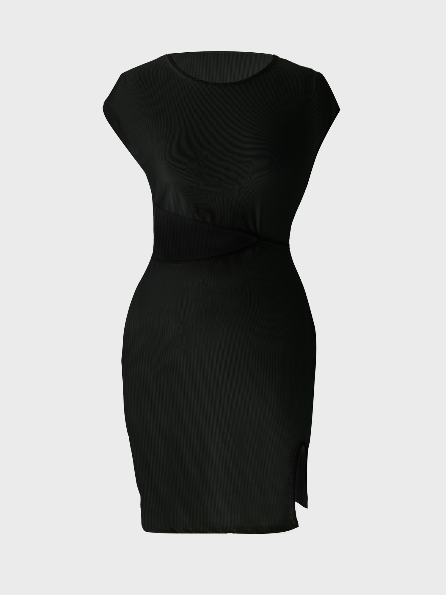 Holiday Triangle Cut Out Mini Dress