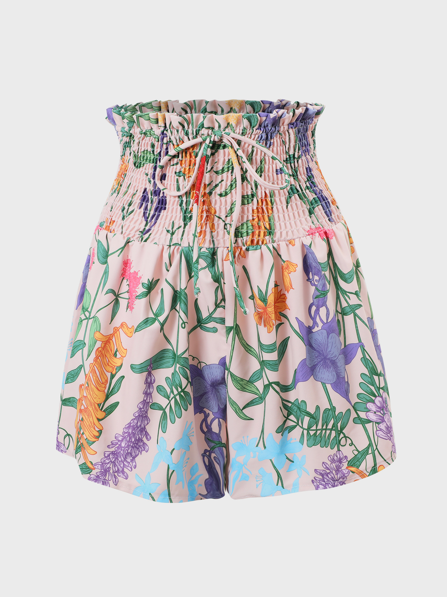 Blooming Flowers High Elastic Swim Shorts