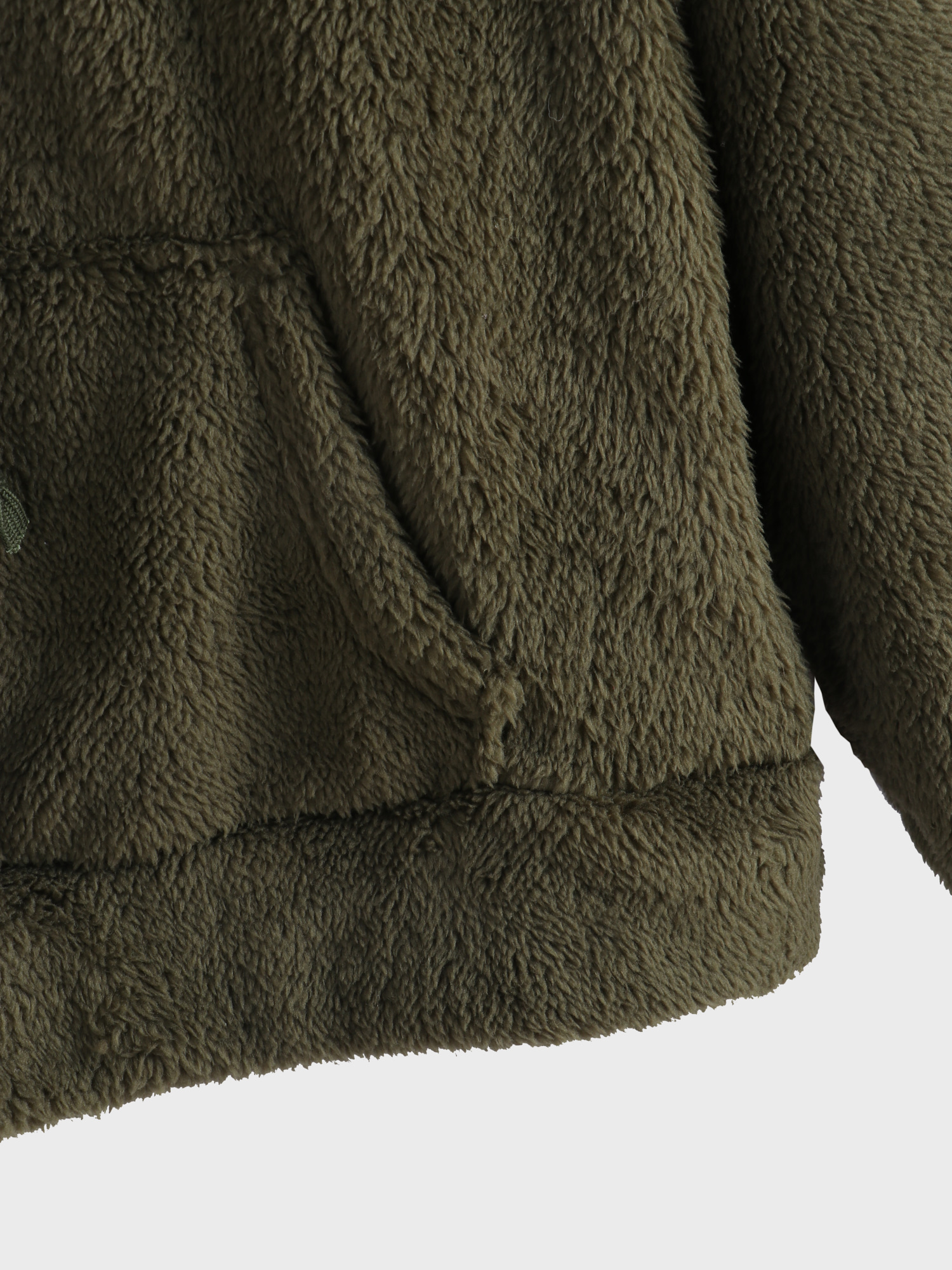 Casual Loose Fleece Long Sleeve Hooded Sweatshirt