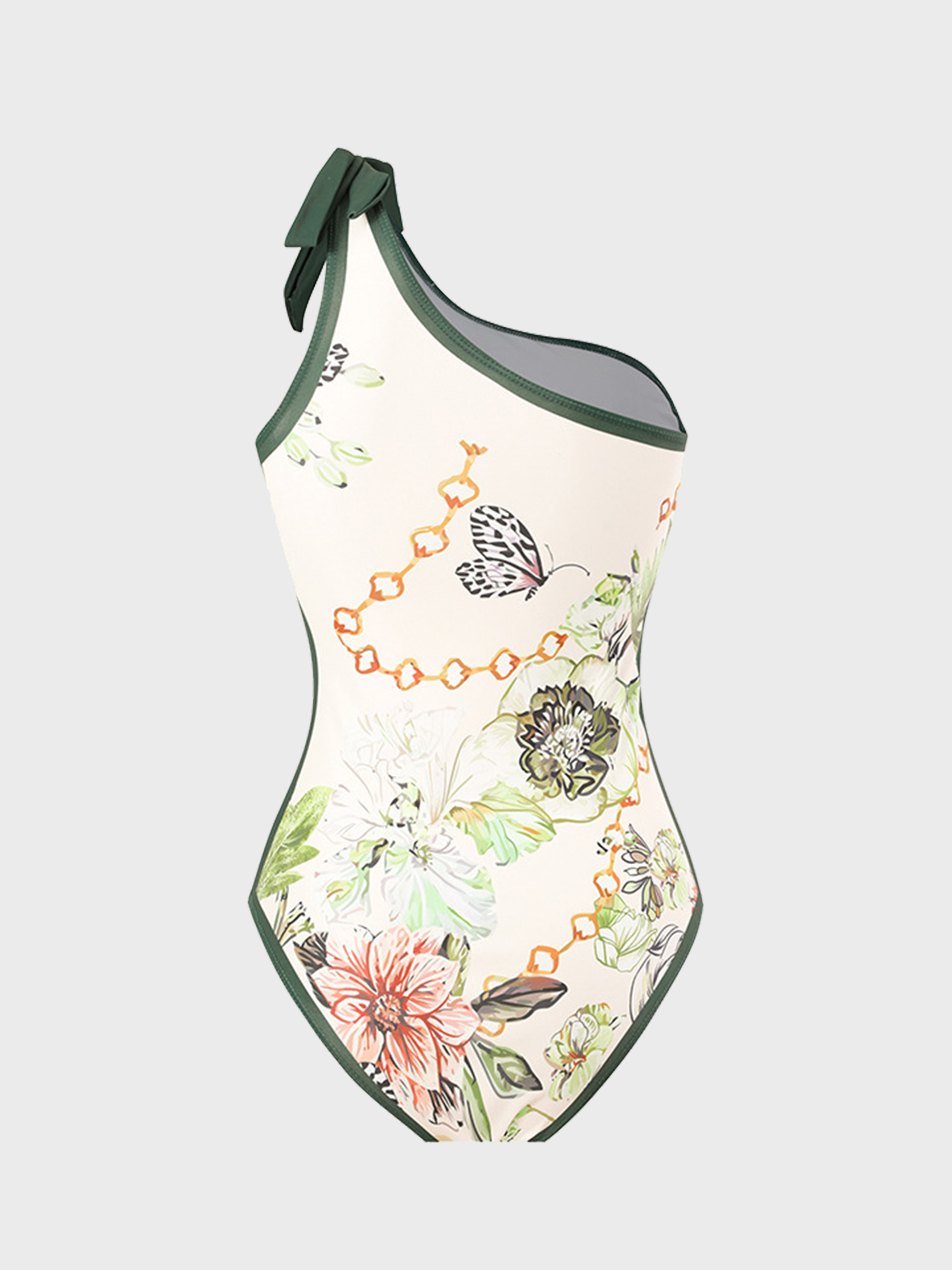 Tasteful Painting One-Piece Swimsuit