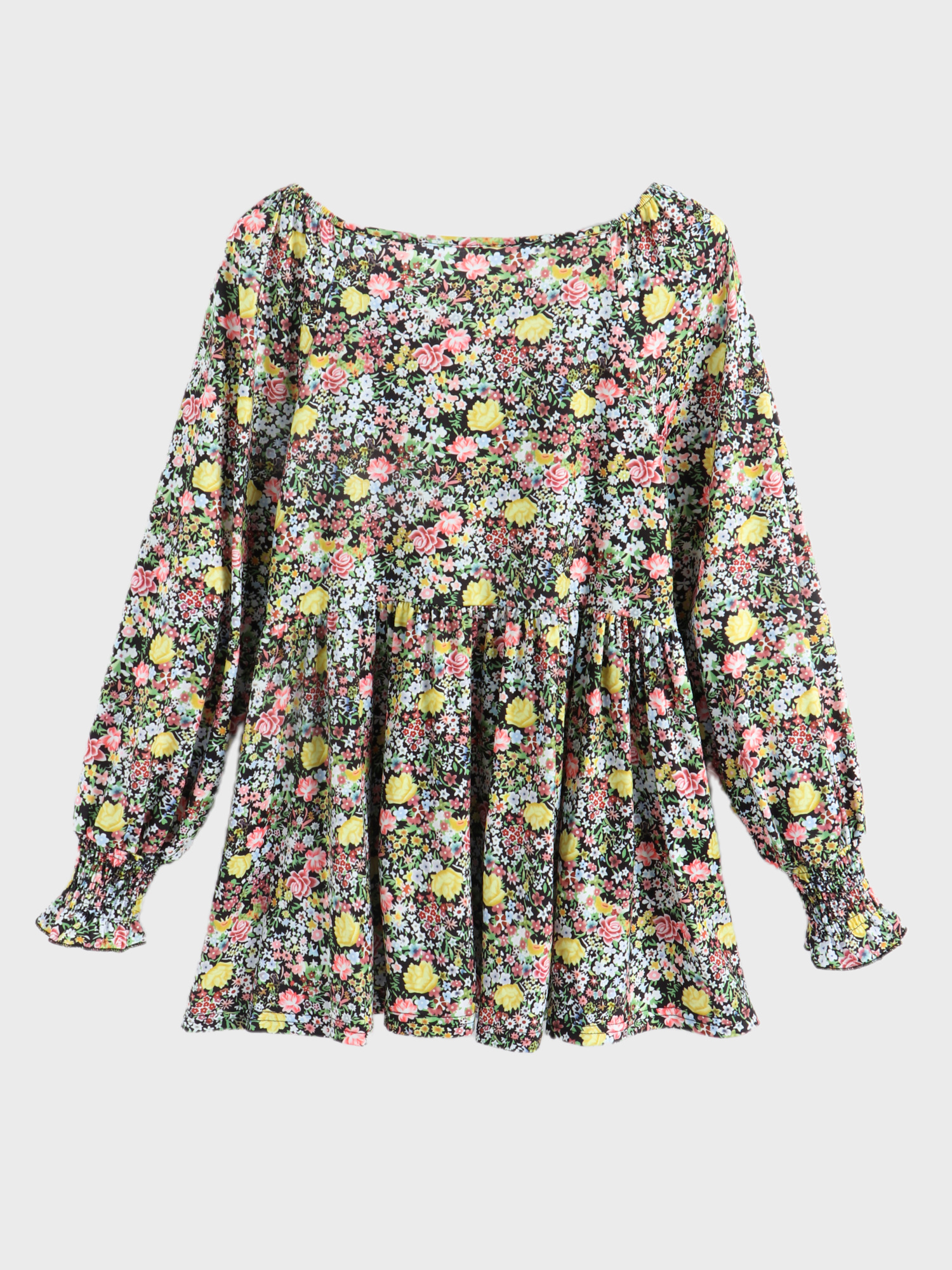 Vintage Ditsy Floral Blouse