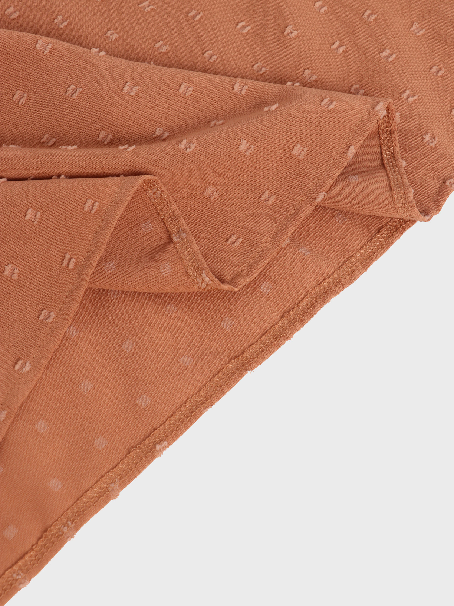 Lady Ruffle Hem Lantern Sleeve Blouse