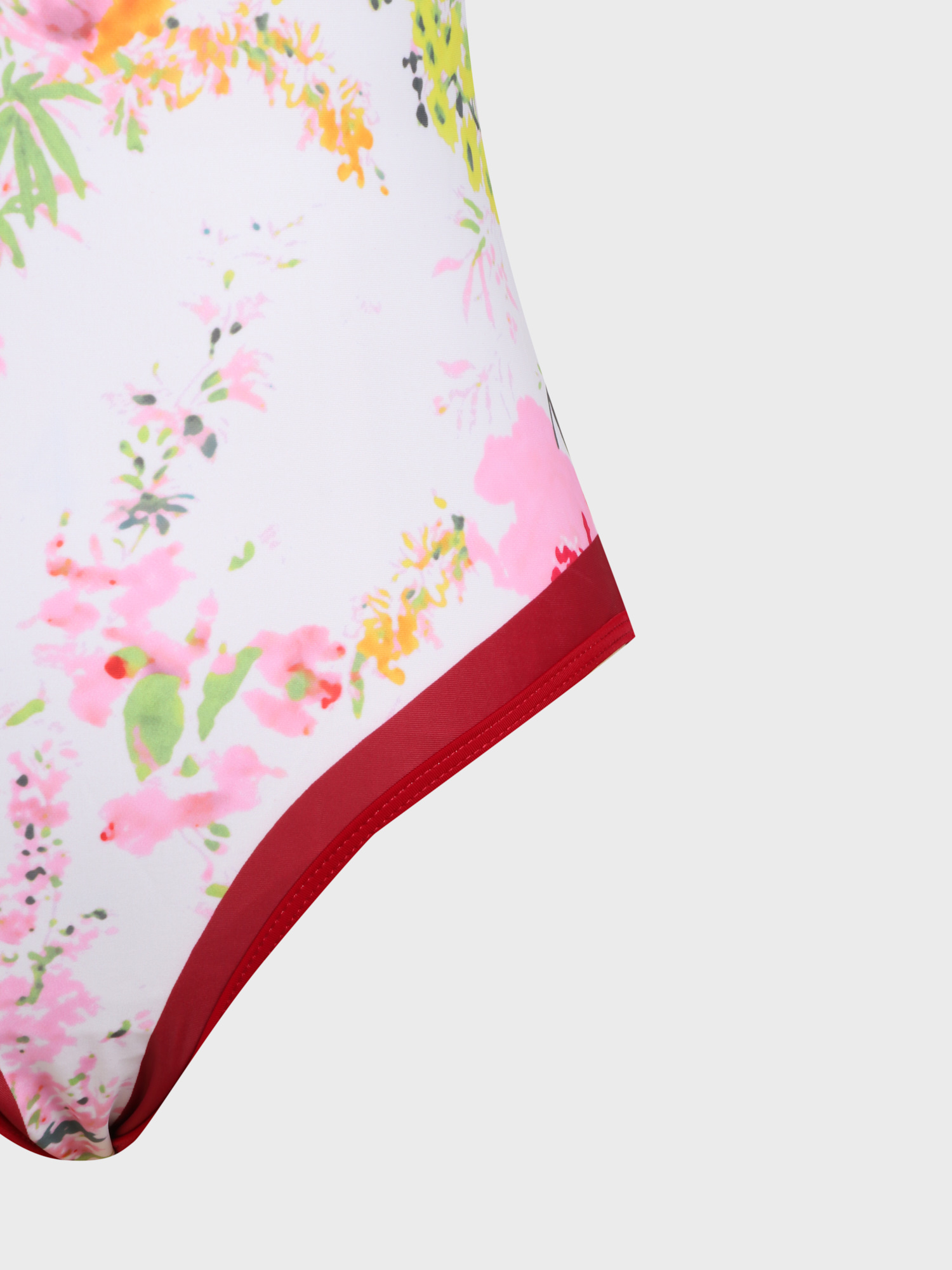 Glamour Burgundy One-piece Swimsuit