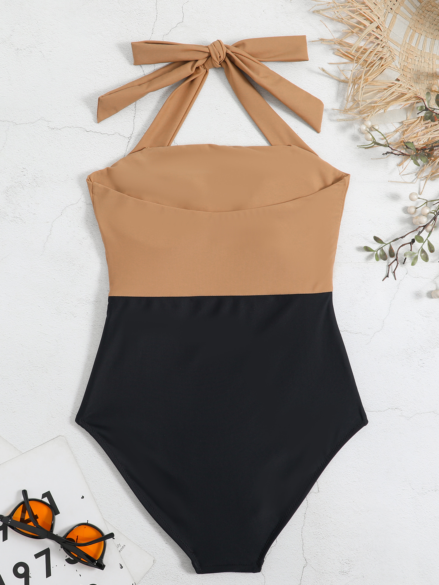 Reversible Concinnity Color Block One-Piece Swimsuit