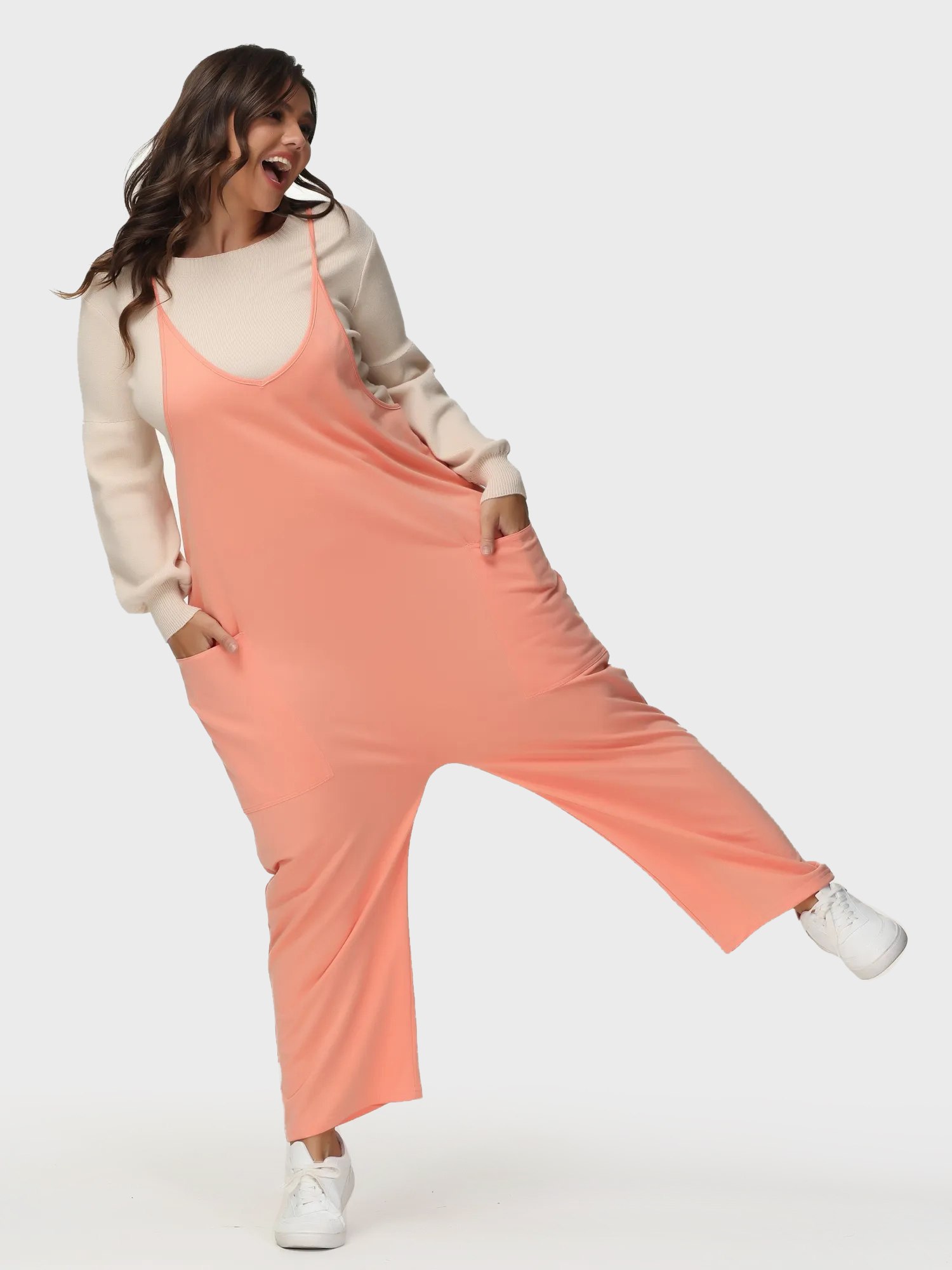 Casual Everyday Jumpsuit with Pockets