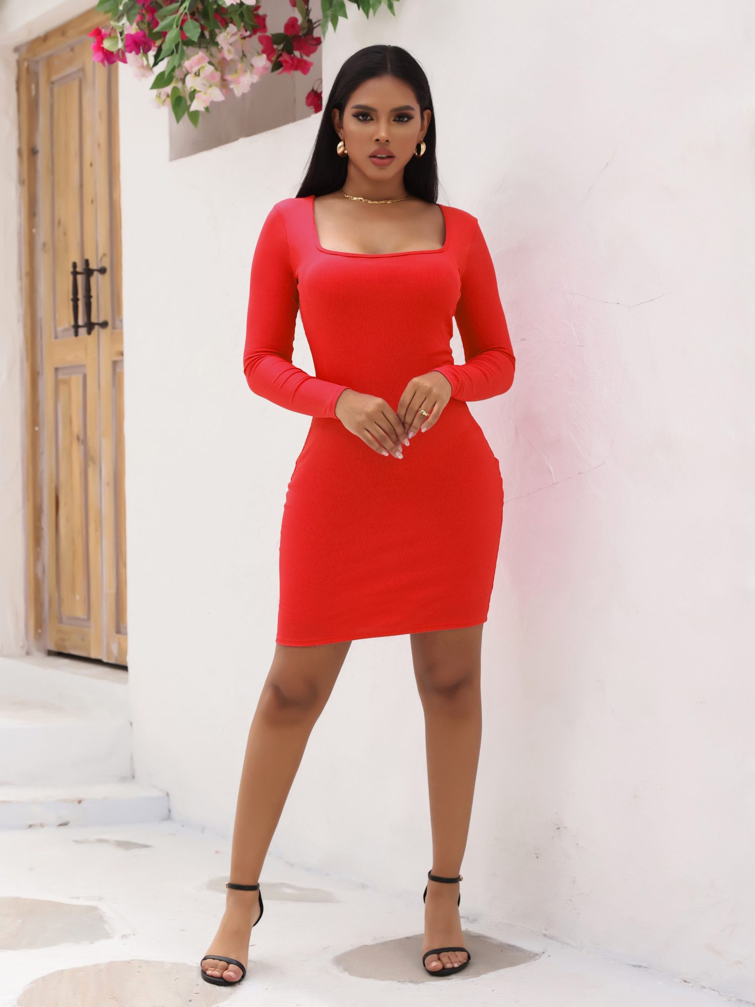 Goddess Mini Dress With Built-in Shapewear