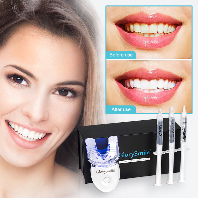 GlorySmile Teeth Whitening Kit with LED Light