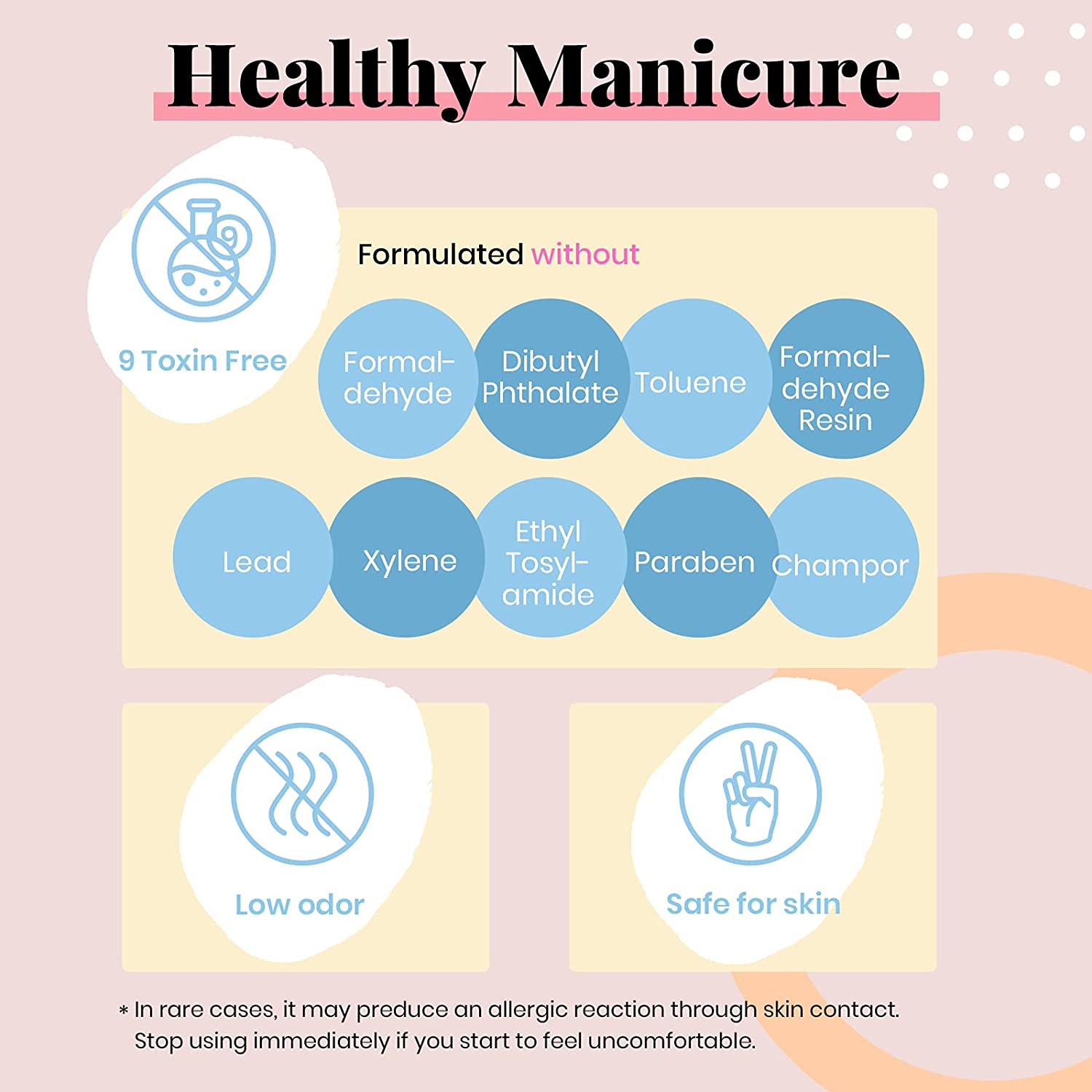 Matte Nail Polish Base No Wipe Top Coat 7.5ML Fiitobeauty