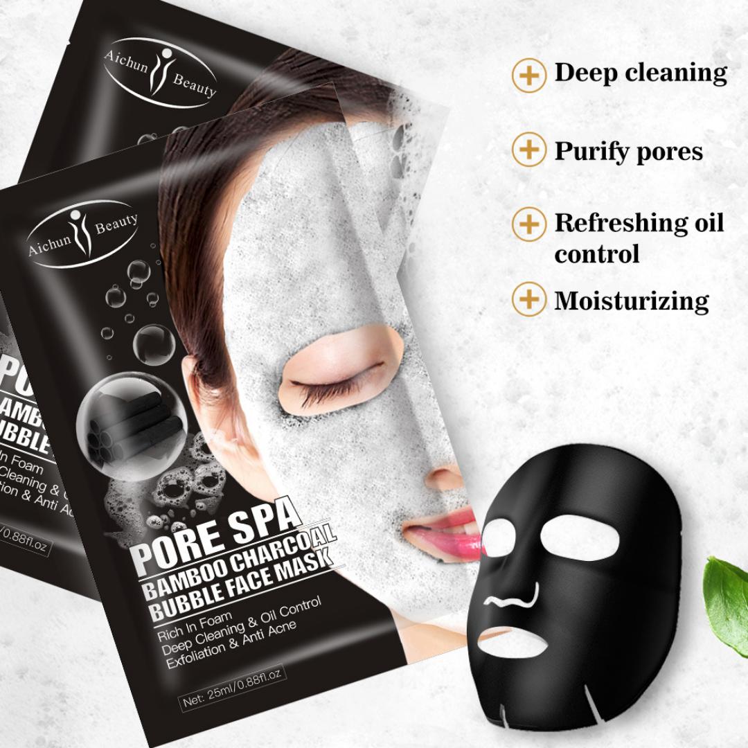 Deep Cleansing Bubble Facial Mask (Pack of 8)