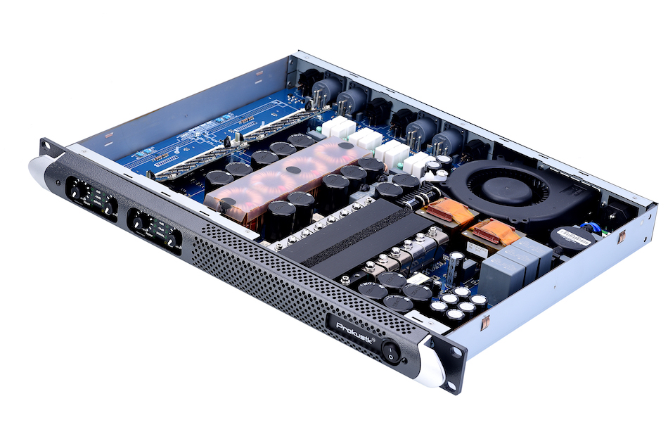 Prokustk 4 Channel 1000 Watts at 8ohm Class D 1U Professional Power Amplifier DJ Subwoofer Poweramp PA Stage  MA68K