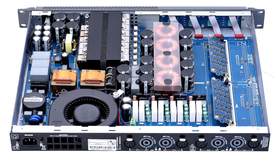 Prokustk 4 Channel 1000 Watts at 8ohm Class D 1U Professional Power Amplifier DJ Subwoofer Poweramp PA Stage  MA68K