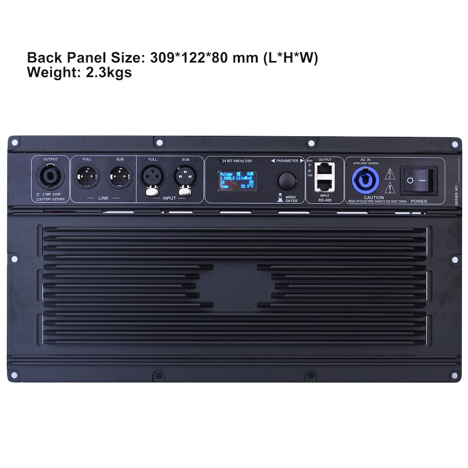 2 Channel 1100W@ 8ohm dsp amplifier board subwoofer amplifier