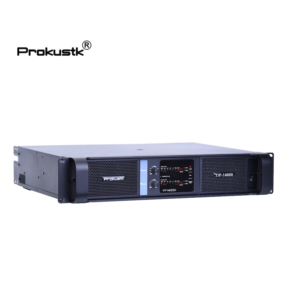 2 Channel 2*2350 Watts Class TD 14000 Professional Power Amplifier DJ Subwoofer for Double 18inch speaker Poweramp Prokustk TIP14000