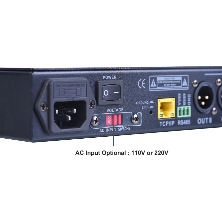 4in 8out Audio Sound Processor DSP Digital Signal Processors Prokustk