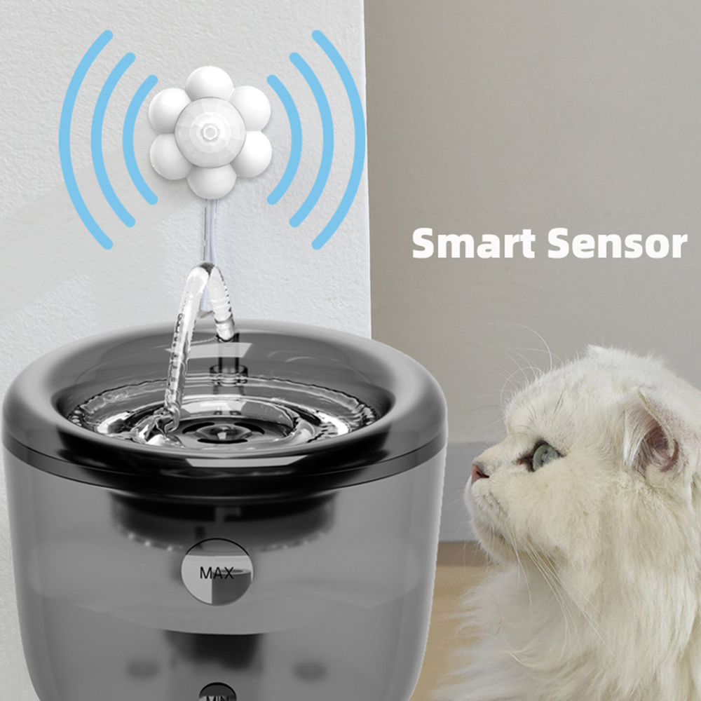 Smart Water Switch USB Sensor de movimiento automático Sensor de bebedero de  fuente para gatos y perros
