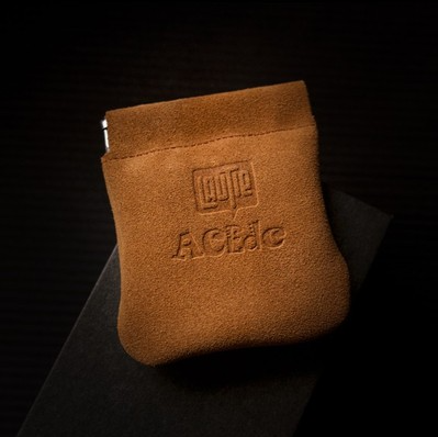 ACEDC leather storage bag