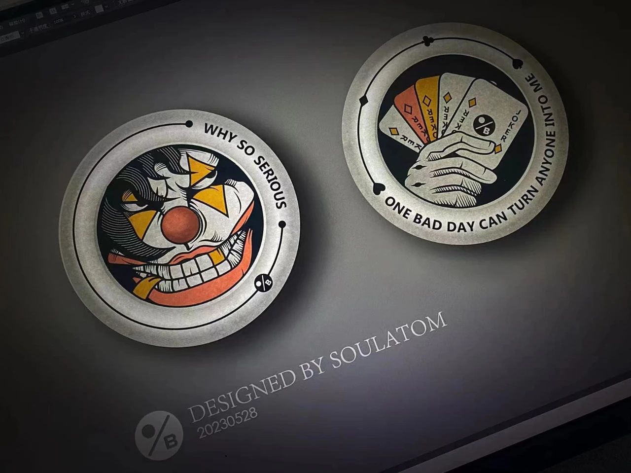 Joker noise mechanical milk cap