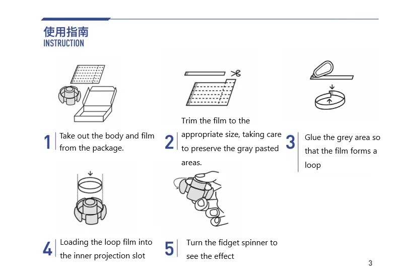 Animate spinner-Big white EDC