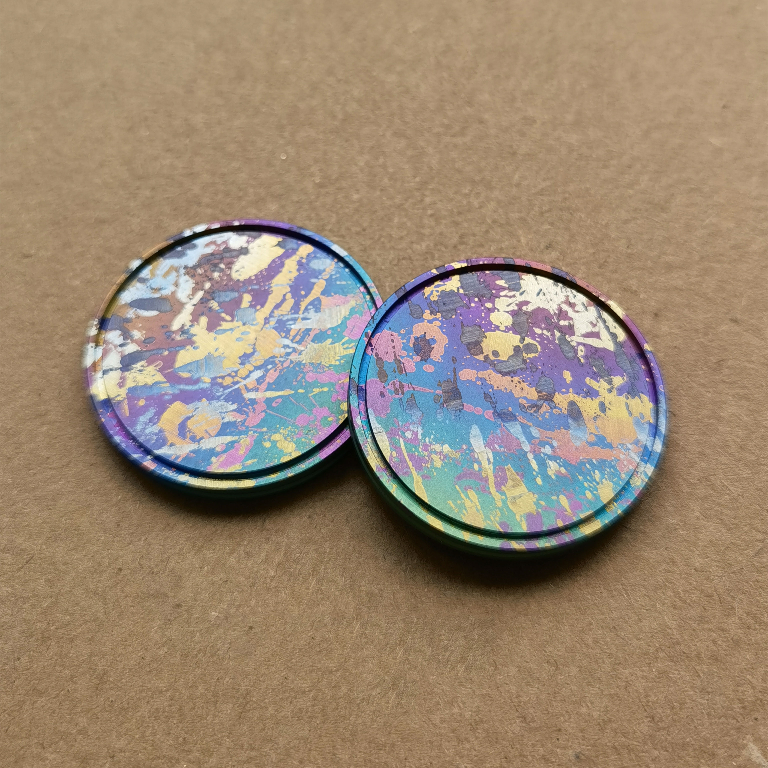 Flat coins-Big white EDC