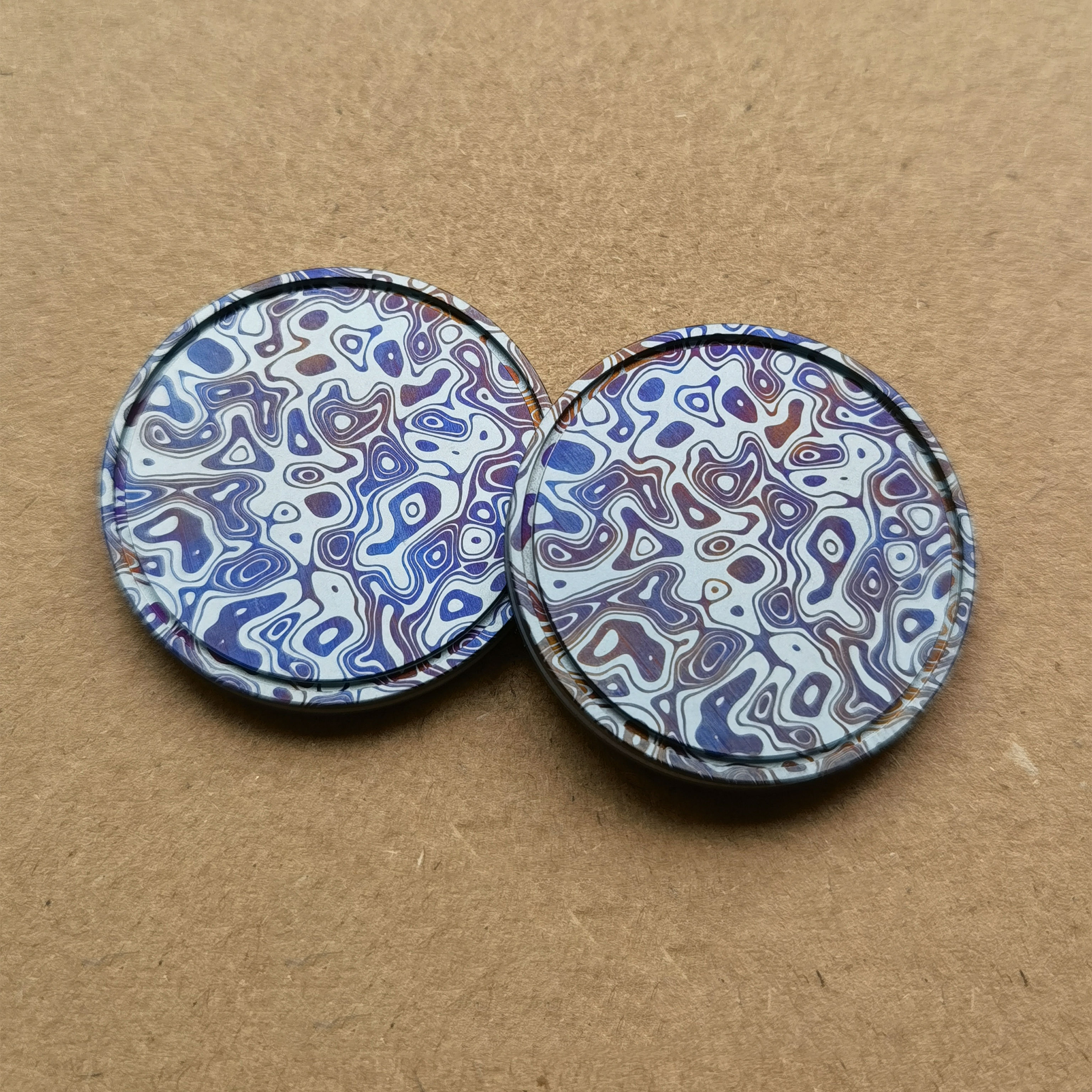 Flat coins-Big white EDC