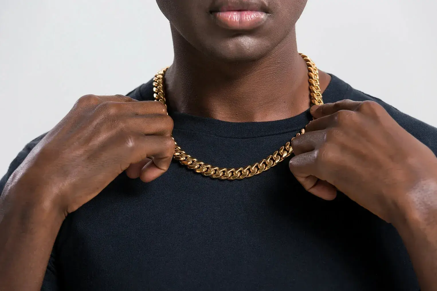 12mm gold cuban chain