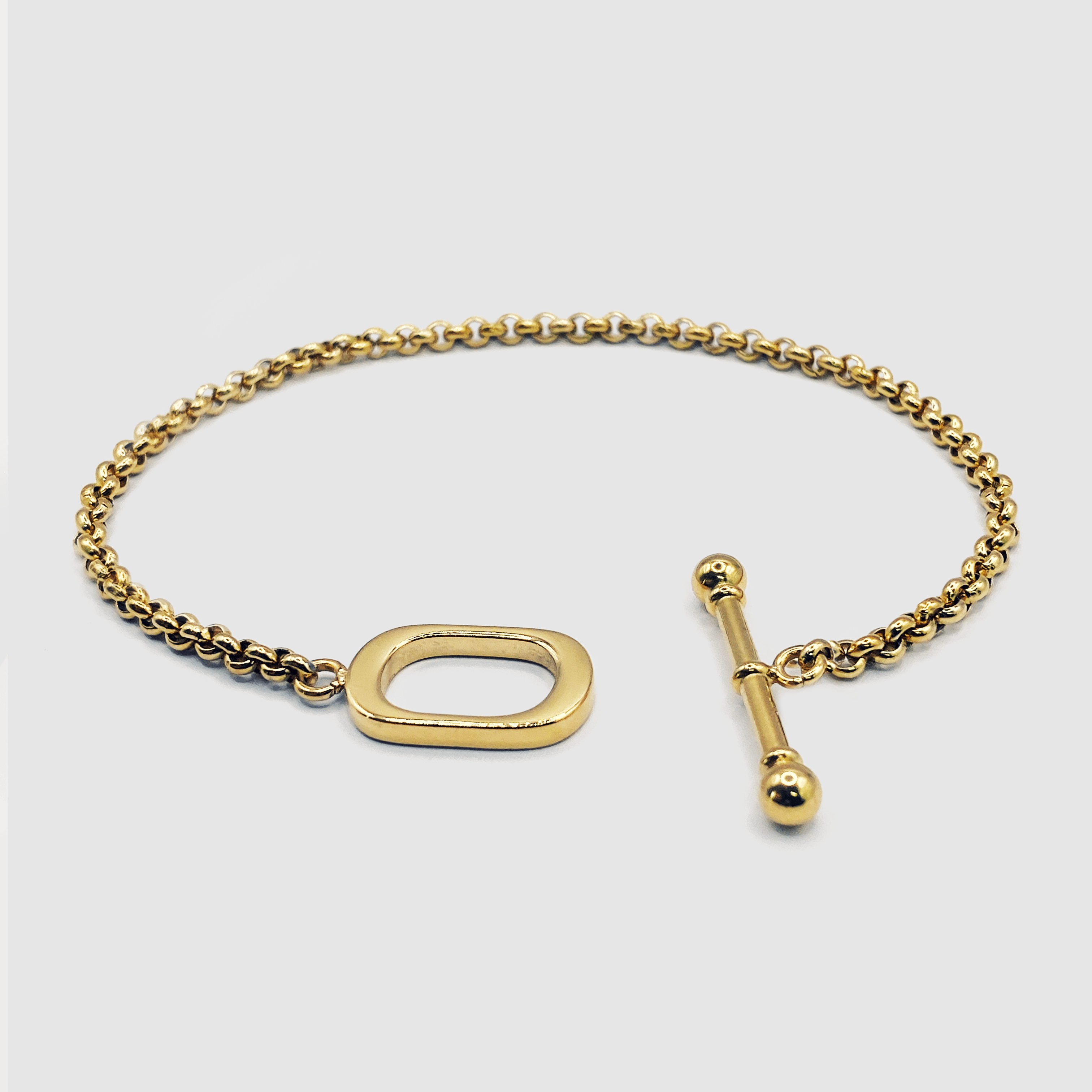 Belcher Toggle Bracelet (Gold)