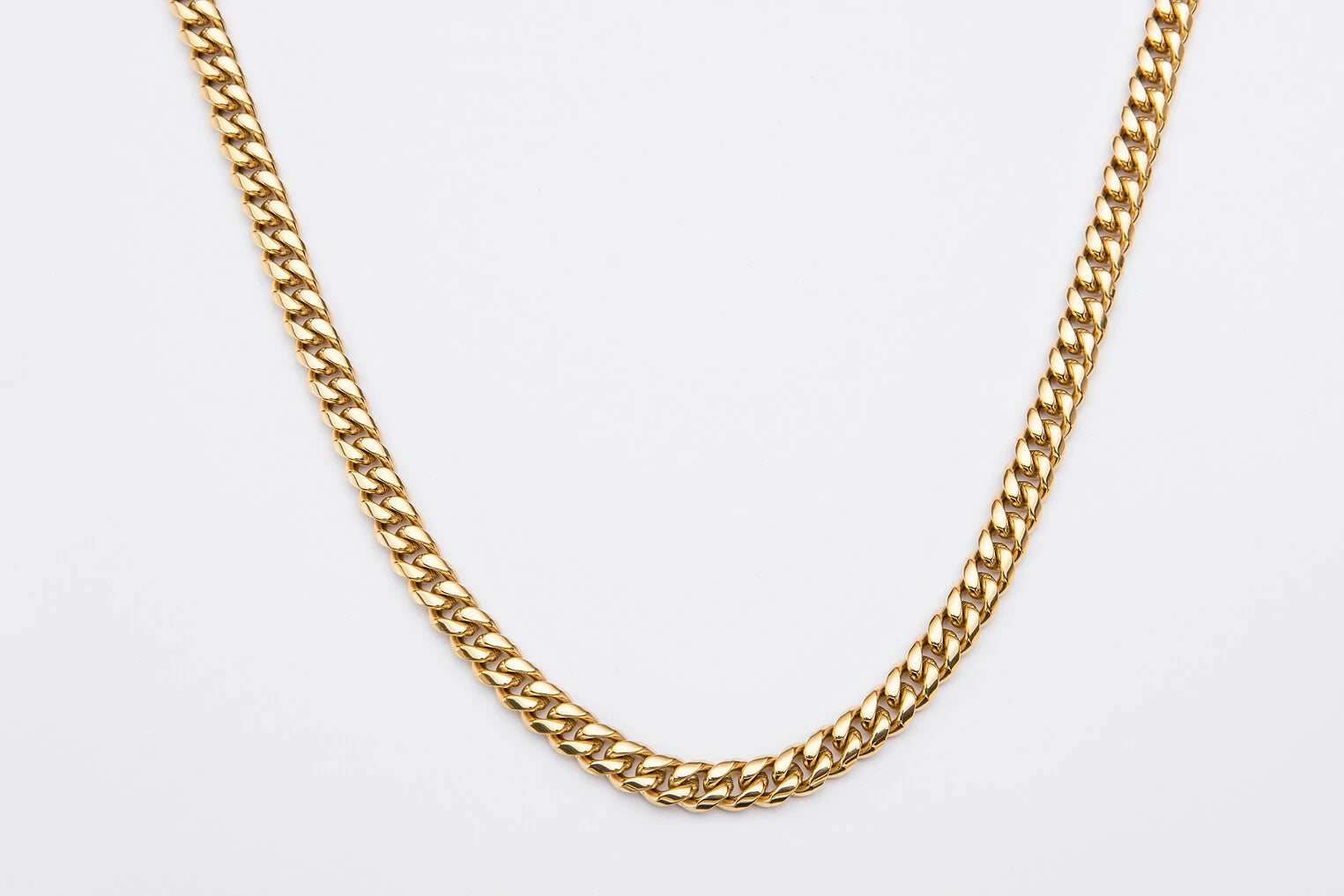 8mm Yellow Gold Miami Cuban Link Chain for Men - CLC&CO