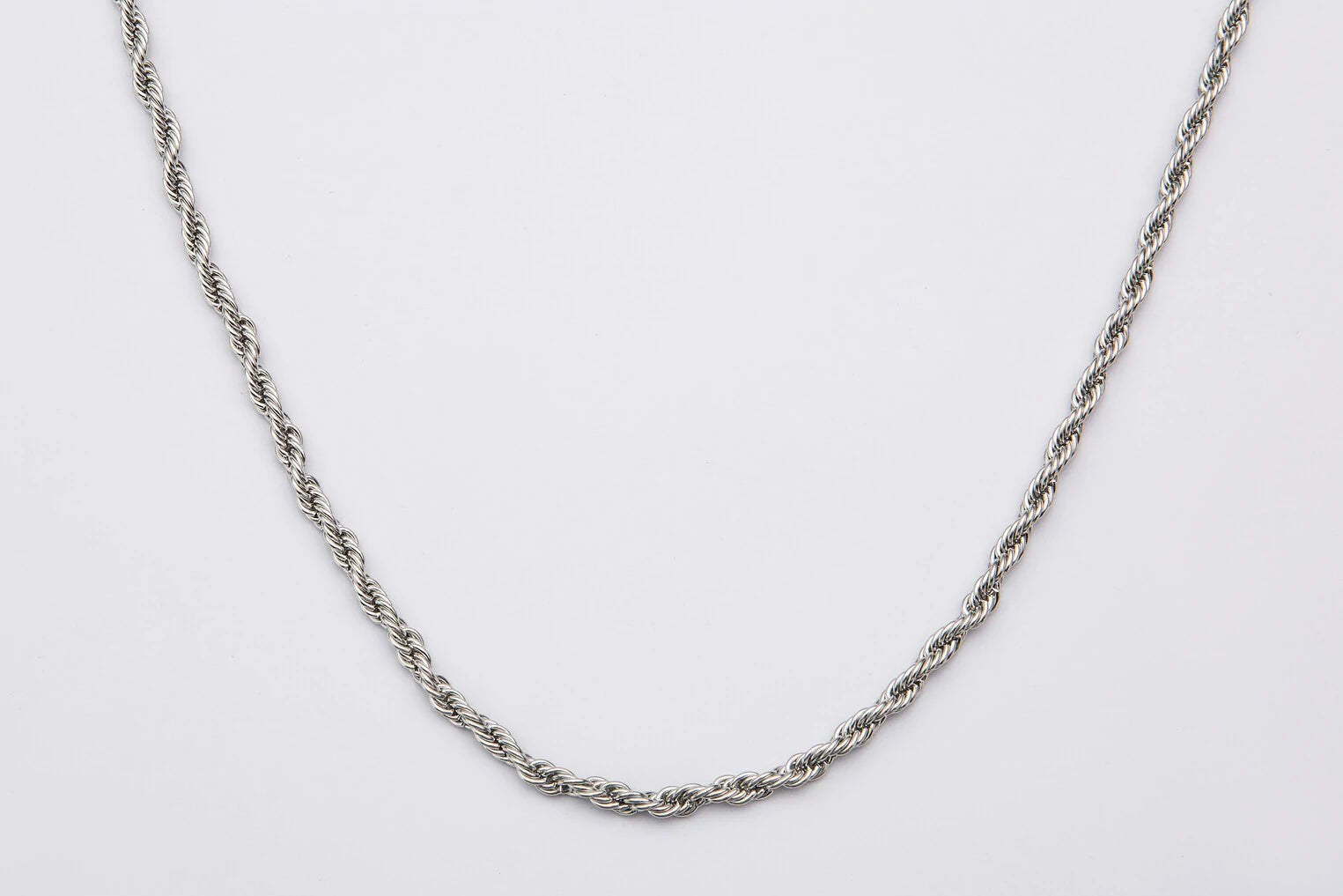 4mm Silver Rope Chain