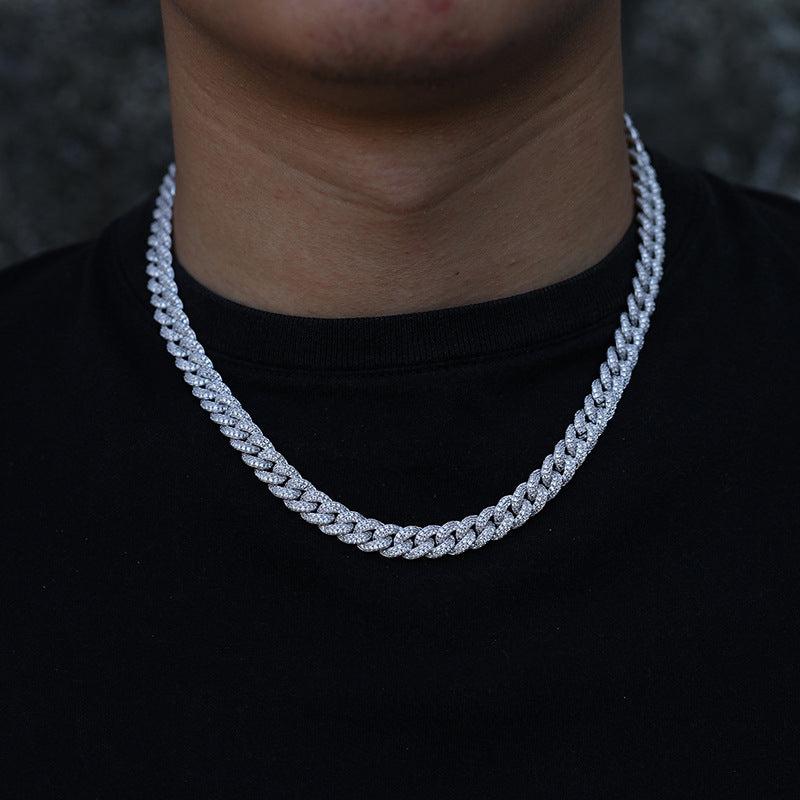 8mm Iced Out Cuban Link Chain