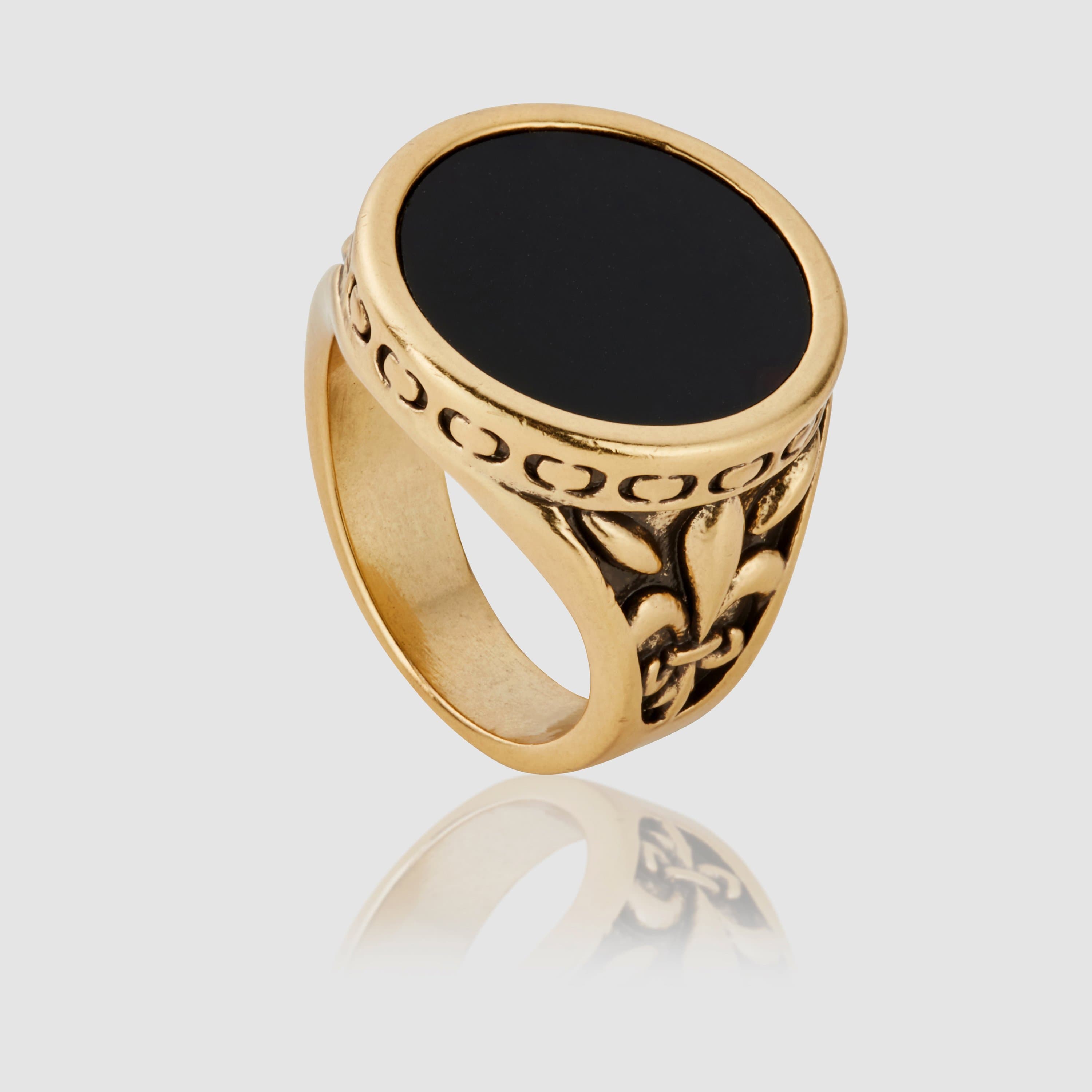 Gold Fleurstone Ring