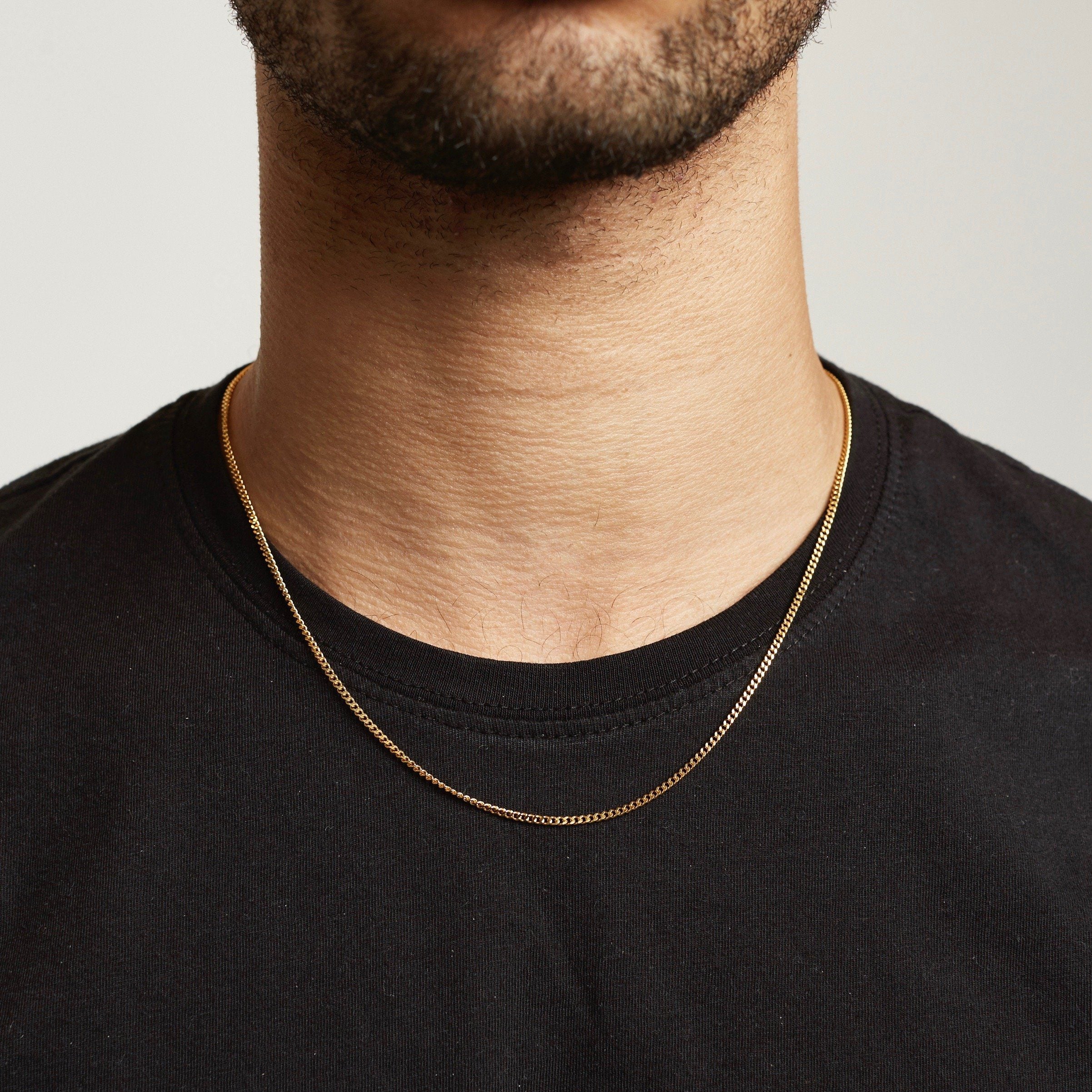Gold Connell Curb Chain for Men
