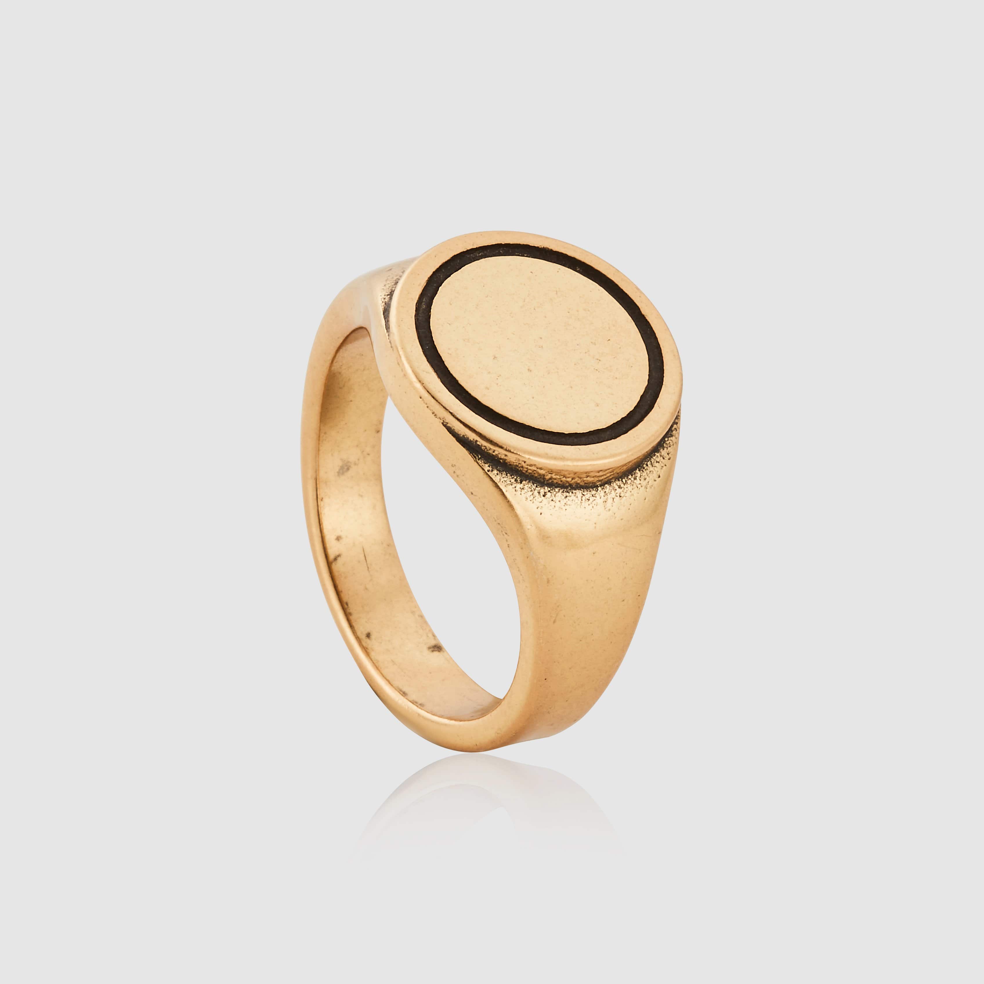 Gold Signet 2.0 Ring 