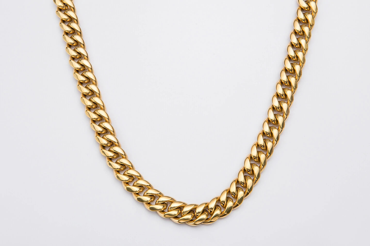 14mm Gold Cuban Link Chain