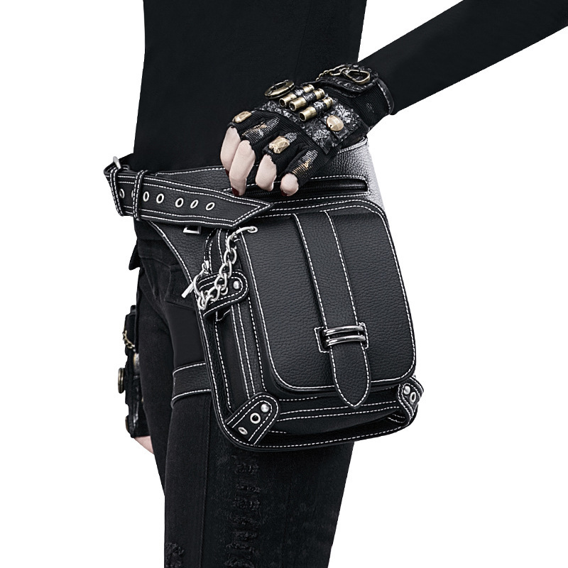 New steam punk women's cross-body waist bag