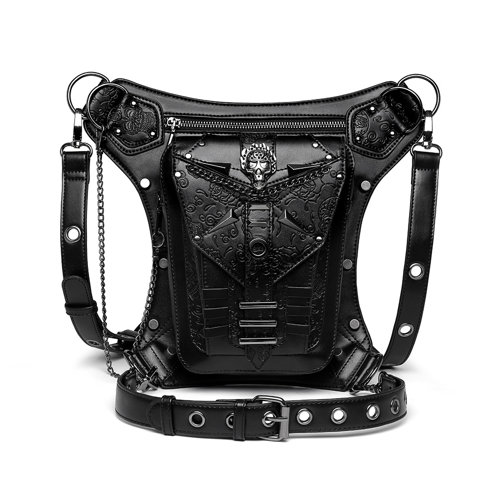 New steam punk women's cross-body waist bag