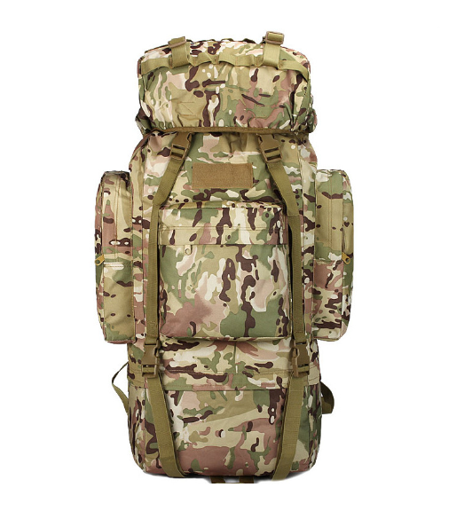 Camouflage oxford outdoor 65L backpack sports camping tactical mountai
