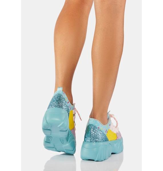 FIZZ WIZZ BUBBLEGUM PLATFORM SNEAKERS-annaxin