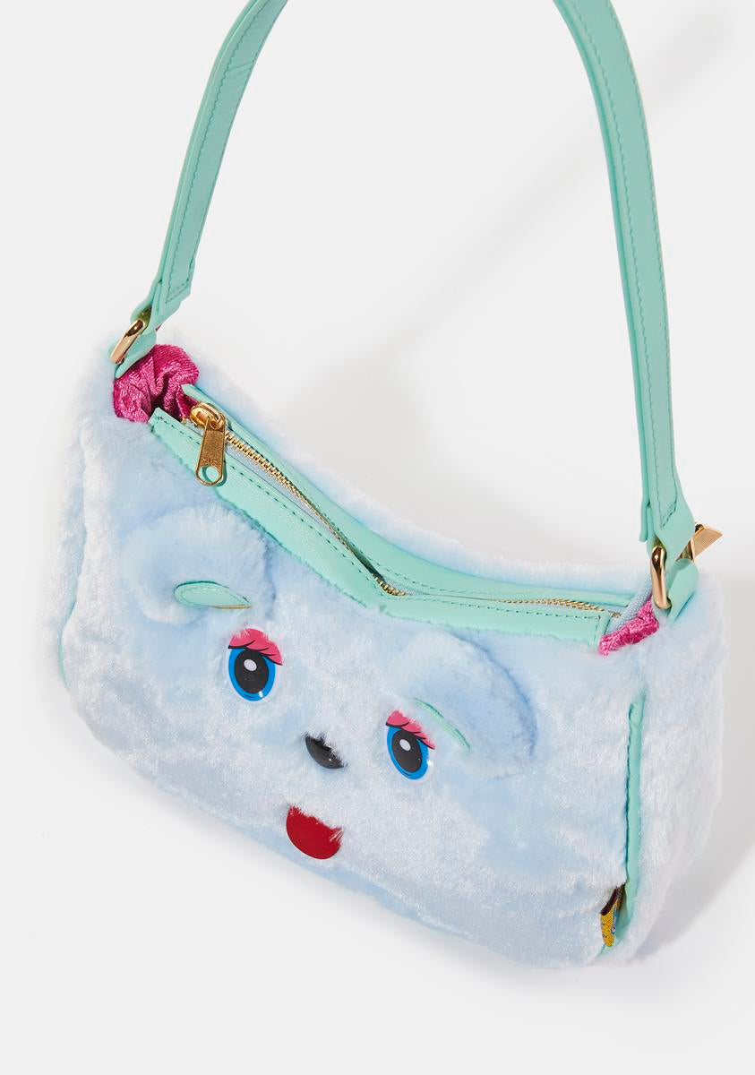 Teddy Time Faux Fur Bag-annaxin